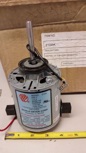 World Dryer 210AK Motor 208/230/277-volt  Single Phase Motor 7500rpm