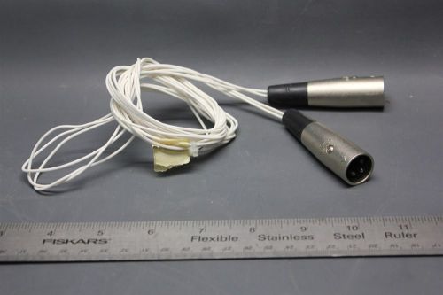 2 CONNECTED ITT CANNON JAE XLR CONNECTORS XLB-3-12C