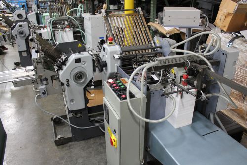 Refurbished heidelberg stahl t-36 buckle folder complete w/ sta-30 stacker for sale