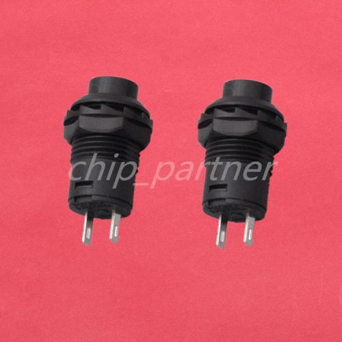 2pcs Mini 2pin Round Toggle Self-locking Power Panel ON/OFF Push Button Switch