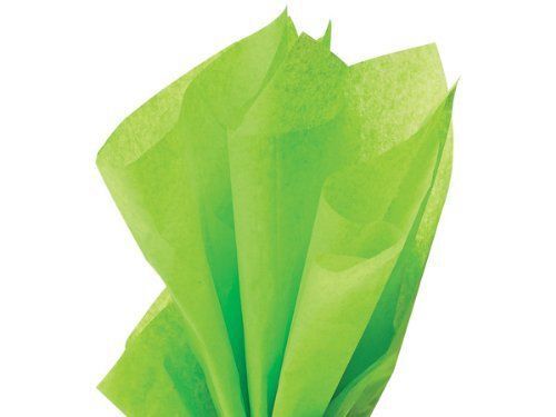 Bright Lime Green Bulk Tissue Paper 20&#034; x 26&#034; - 48 Sheets XL