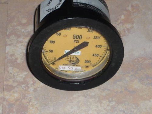 3D Instruments Gauge 0-500 PSI 1/4&#034; NPT 3-1/4&#034; 25502-27H21