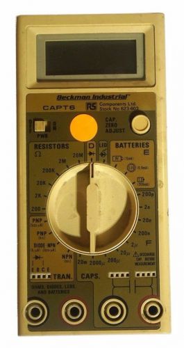 Beckman Industrial Capt6 Capacitance Meter Parts Tester