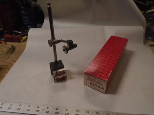 MACHINIST TOOLS LATHE MILL Machinist Starrett #  657 AA Magneiic Indicator Stand