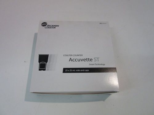 Beckman Coulter Accuvette ST 25 x 25 mL Vials and Caps
