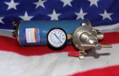 Central Pnuematic Industrial Air Filter &amp; Regulator - Removes Moisture &amp; Debris