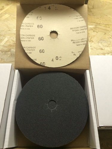 7&#034; x 5/16&#034; premium floor sanding edger disc silicon carbide 60 grit (50 pieces) for sale