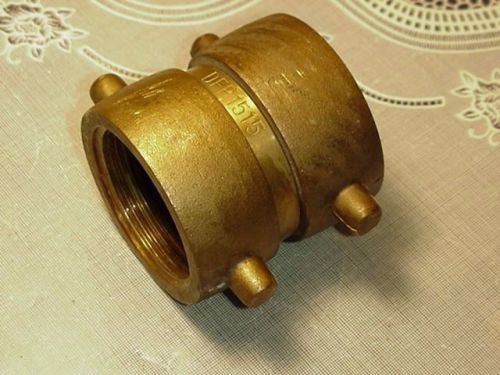 Dixon DFP1515  Brass Fire Equipment Double Swivel NPSH 1-1/2&#034; Fem / 1-1/2&#034; Fem