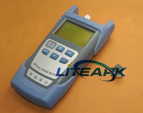 New Handle Fiber Optic Optical Power Meter -70~+10dBm SC / FC Alkaline Battery