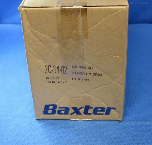 Baxter 44 Each 60 Drop Gravity IV Set Flashball 2C5402s