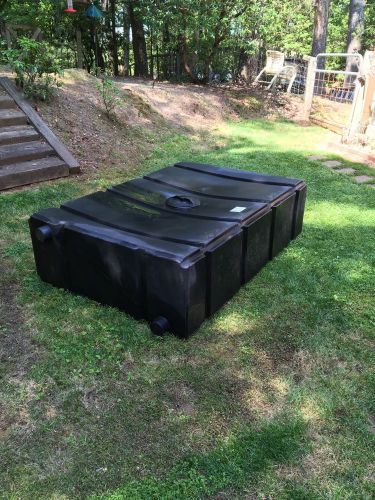 250 GALLON BLACK ABOVE GROUND SEPTIC HOLDING TANK