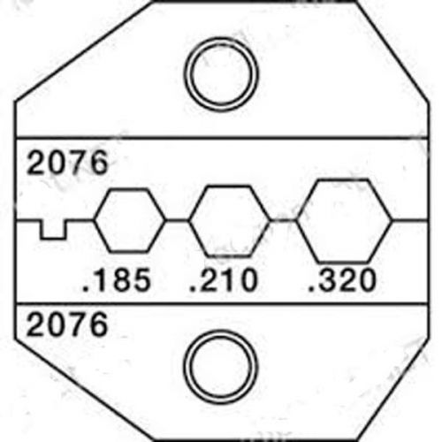 Paladin Tools PA2076  BNC/TNC RG6/58 AIM/KINGS/AMPHENOL CrimpALL 8000 and 1300