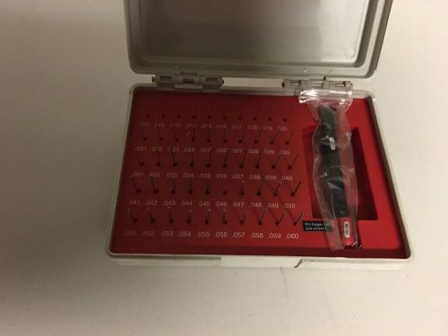 SPI Steel Pin Gage Set / Class ZZ Minus / .011-.060 / 50 Piece Set