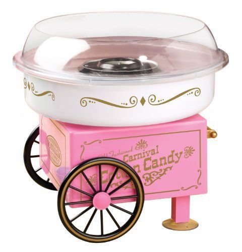 New Nostalgia Electrics Vintage Collection Sugar Free Cotton Candy Maker $0Ship