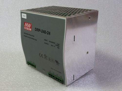 Mean Well DRP-240-24 DIN Rail Power Supply 24V, 10A