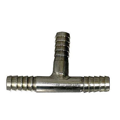 Stainless Steel 3/8&#034; Barb T Splitter Fitting