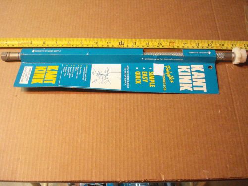 (4048.) PolyFlex Supply Line for Toilet Tank 3/8&#034; Comp. x Closet x 18&#034; L