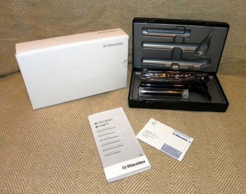 NEW Riester e-scope escope Otoscope - Opthalmoscope Diagnostic Set  2131-202