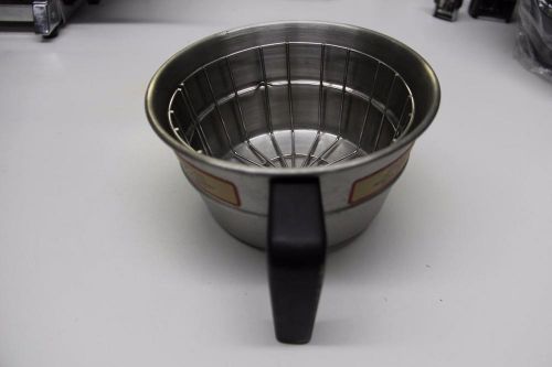 Brew Basket Funnel Part Stainless Steel Black Handle 7 inch