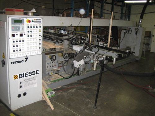 Biesse Techno 7 Feed Thru Drill Machine