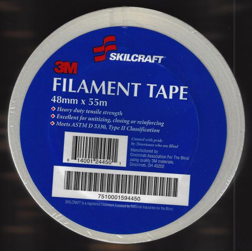 48mm x 55 mm 3m filament heavy duty tensile strength tape by skilcraft for sale