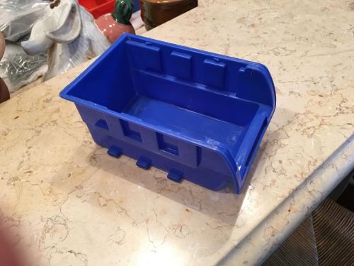 Blue Hang and Stack Bin, 10 lb Capacity, Akro-Mils, Dillon