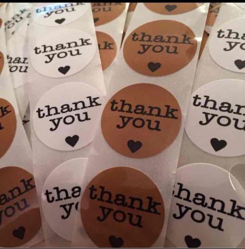 (40) Thank You Stickers ShippingSupplies