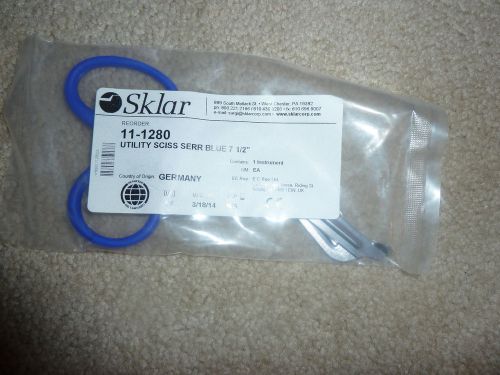 SKLAR 7 &amp; 1/2 UTILITY HEAVY DUTY EMT EMS PARAMEDIC SCISSORS SHEARS PREPPER GEAR