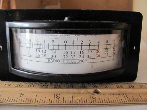 1950&#039;s Hickok Ham radio meter audio level model # 3F3307.2-2-6625  0-160 UA NIB