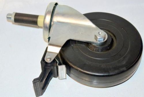 1-Shepherd Regent Series 5&#034; Diameter #103410  Polyolefin Wheel Swivel Caster wit