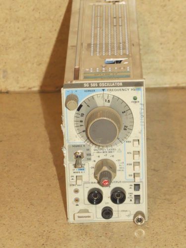 TEKTRONIX SG 505 SG505 OSCILLATOR PLUG IN