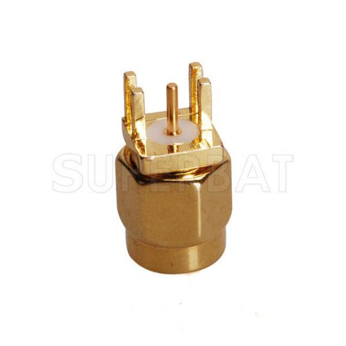 10pcs RP SMA connector End Launch Plug vertical PCB Mount