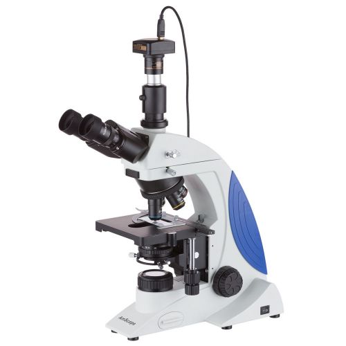 40X-1000X Plan Infinity Kohler Laboratory Research Microscope + 1.3MP Camera