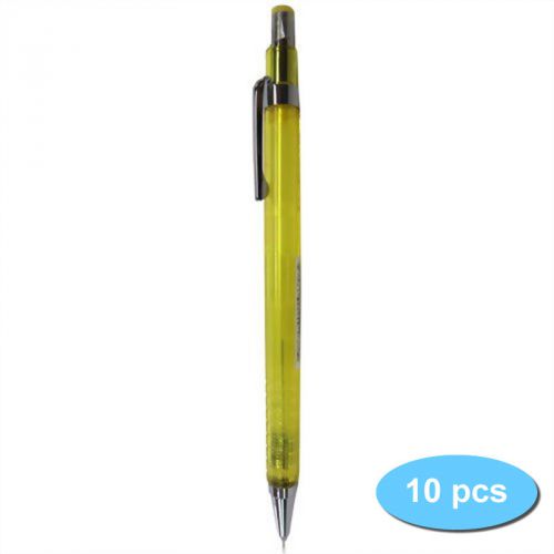 GENUINE Zebra Color Flight MA53 0.5mm Mechanical Pencil (10pcs) - Clear Yellow