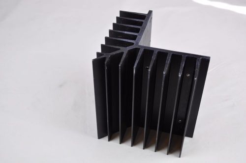 Large Aluminum Heat Sink 6&#034;x 6&#034; x 6.5&#034; Black