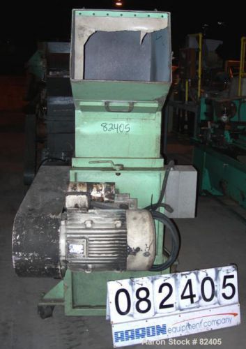 USED: Grinder, approximately 14&#034; diameter x 18&#034; wide 3 bolt-on slanted blade ope