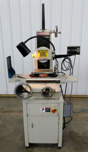 HARIG 612 SURFACE GRINDER w/WALKER ELECTROMAGNETIC FINE LINE CHUCK ACU-RITE DRO