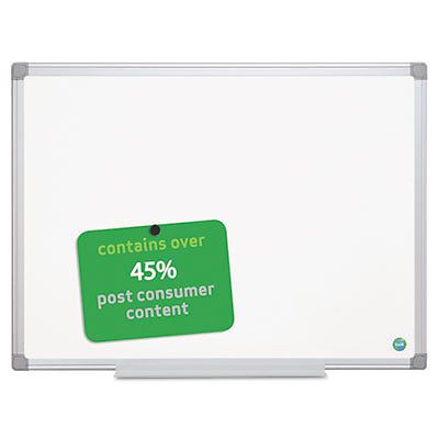 Earth Gold Ultra Magnetic Dry Erase Boards, 36 x 48, White, Aluminum Frame