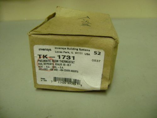 NEW BARBER COLMAN SIEBE TK-1731 PNEUMATIC ROOM THERMOSTAT