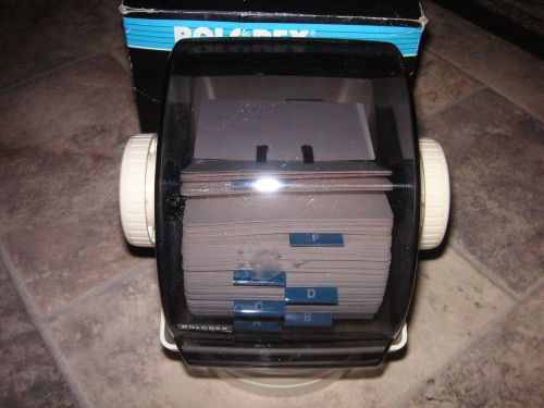 Beige  ROLODEX 2x4 500 CARD ROTARY FILE Model NSW-24C  NIB New In Box