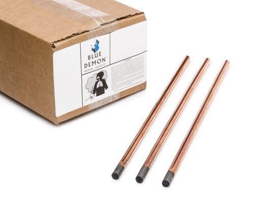 Blue Demon ACGE-CC X  5/32&#034; X 12&#034; Copper Coated Gouging Carbon, 100-Piece