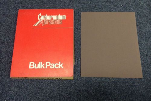 Lot 150 Carborundum Sanding Metal Cloth 9x11 FLEXBAC ALOXITE 500 Grit 10346