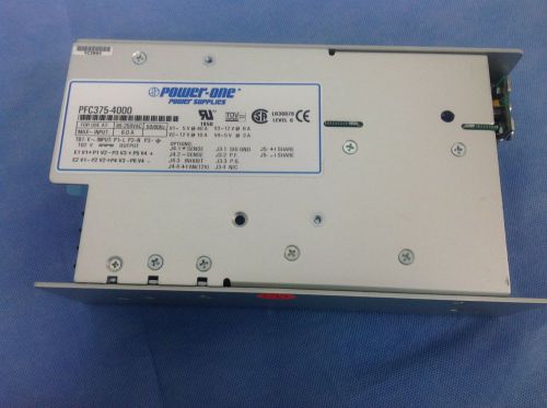 POWER-ONE PFC375-4000 AC/DC . Power Supply 5V 2X12V 5V 375W