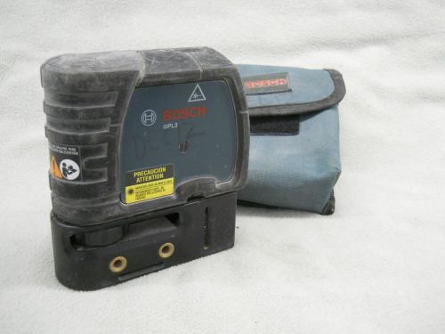 BOSCH GPL3 3-Beam Self-Leveling Alignment Laser Level