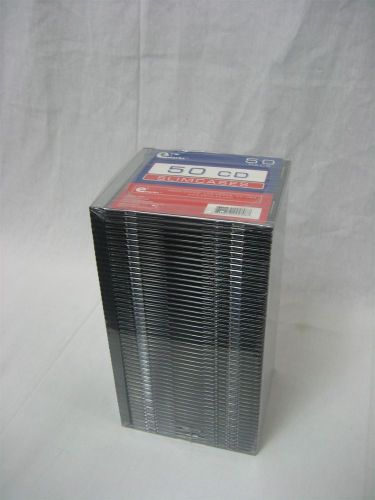 50 CD Slim Cases e3works Black