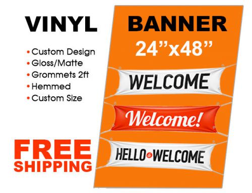 2&#039;x 4&#039; Full Color Custom Banner High Quality 13oz Vinyl - Creator Print