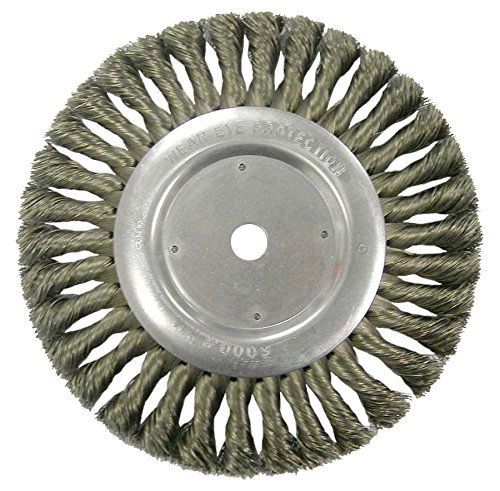 Weiler 36279 Vortec Pro Knot Wire Wheel, Standard Twist, 8&#034;, 0.23&#034; Steel Fill,