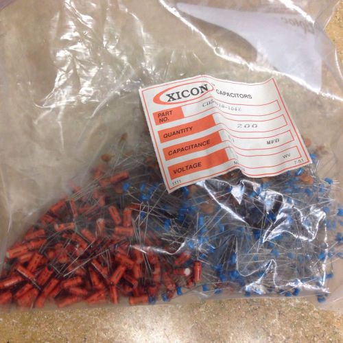 Huge Lot Xicon Capacitors Mixed Bundle