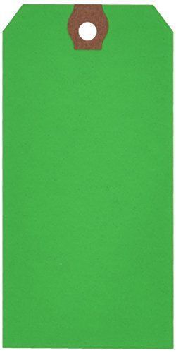 Avery Shipping Tags, Unstrung, 4.75 x 2.375-Inches, Green, Box of 1000  (12365)