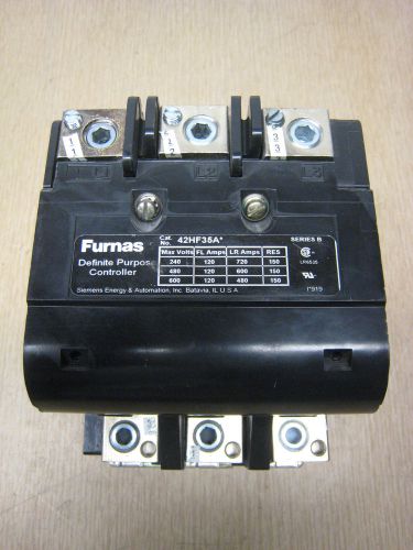 Furnas 42HF35A Ser B 120A 3P Definite Purpose Controller Contactor Free Shipping